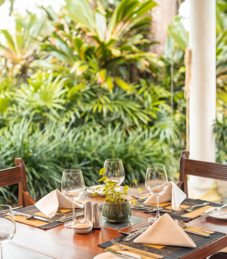 Dining Area table close up image