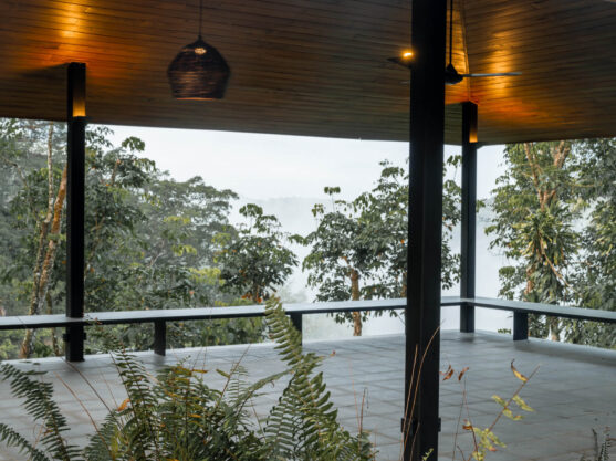 Inside of the yoga shaala